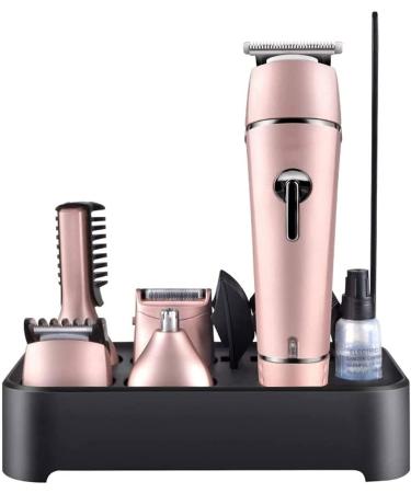 Hair Clippers for Men Professional Hair Cutting Kit Cordless Trimmer 3 Guide Combs for Barbers and Stylists Easy to use (Color : Pink)