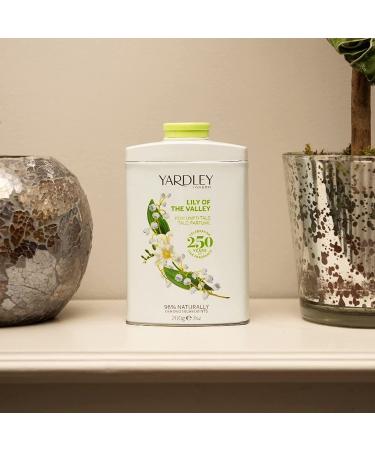 Yardley of London Lily of the Valley Perfumed Talc 7.0 oz - Luxurious Body Powder - Buy Online on GoSupps.com