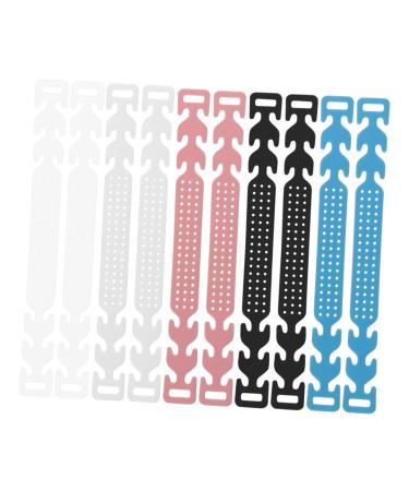Minkissy 20 Stk mask strap buckle protective mask ear extend hooks belt extensions pp ear hook mask ear rope buckle mask accessories ordinary connector 15x1.5cmx2pcs
