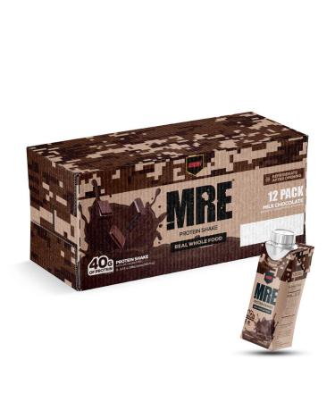 Redcon1 - MRE, Ready to Drink, Protein Shake Milk Chocolate (Case of 12) Chocolate 16.9 Fl Oz (Pack of 12)