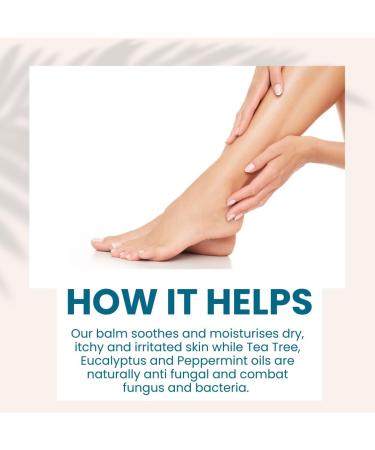 Naturally Solved Antifungal Skin Balm 50 ml. Soothing moisturising relief for fungal conditions cracked heels dry skin eczema and dermatitis - Buy Online on GoSupps.com