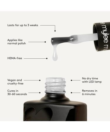 Mylee Gel Nail Polish 10ml Break the Ice - Long Lasting Professional White Range | MG0110 - Buy Online on GoSupps.com