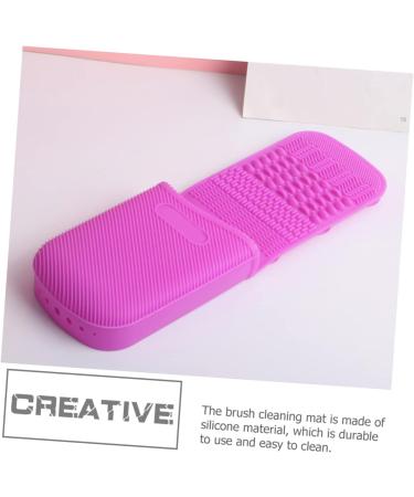 DOITOOL Makeup Brush Pad Makeup Brush Clean Mat Foldable Brush Cleaner Cosmetics Brush Clean Mat Makeup Brush Cleaning Pad Brush Cleaning Mat Makeup Brush Cleaners Silica Gel Multifunction - Buy Online on GoSupps.com