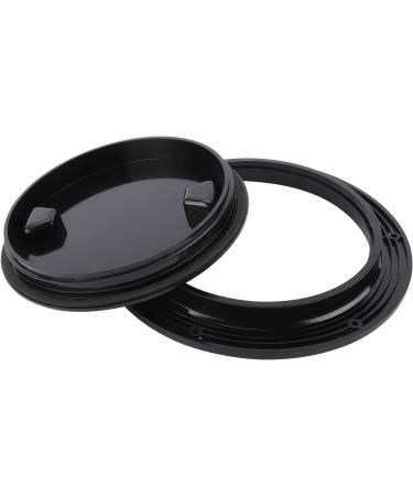 YaeMarine 4'' Boat Deck Cover Marine Inspection Hatch - Round Non-Slip RV Black - Buy Online on GoSupps.com