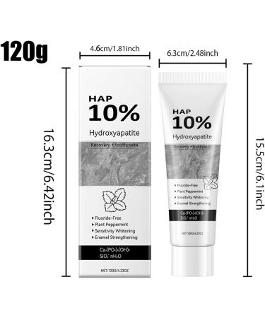  Filvczt Nano Hydroxyapatite Toothpaste Whitening Toothpaste for Teeth Advanced Enamel Protection Restores Gums and Fights Sensitivity Eliminates Bad Plaque and Strengthens 120g for the - Buy Online on GoSupps.com