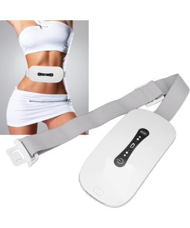 Menstrual Heating Pad | 3-Speed Adjustable Cramp Relief Belt | Waist Support Heating Belt (White) - International Shipping Available - Buy Online on GoSupps.com