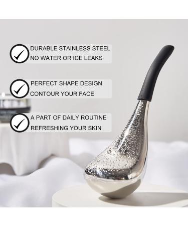 PFEFE Ice Globes Facial Skin Care Tools for Women - Stainless Steel Face Beauty Cryo Sticks for Girls - Esthetician Supplies Cooling Spa Globes with Storage Case - Buy Online on GoSupps.com