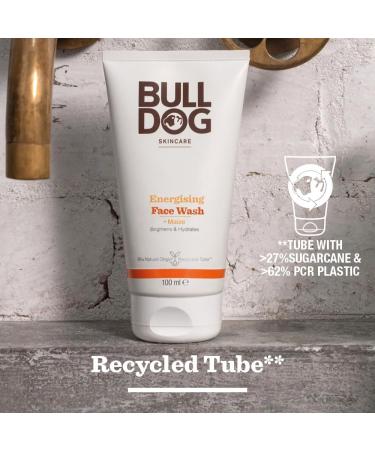 Bulldog Skincare Energising Face Wash for Men - Revitalising Cleanser 150ml - Buy Online on GoSupps.com
