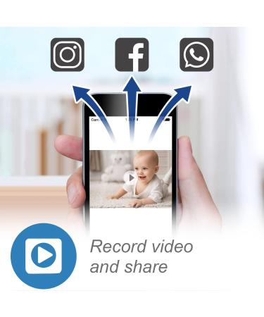 VTech RM7764HD 1080p WiFi Baby Monitor | 360 Pan/Tilt, 7 HD Display, Night Vision | Soothing Sounds, 2-Way Talk | Temperature Sensor, Motion Detection | iOS & Android Compatible - Buy Online on GoSupps.com