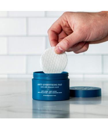 Oars + Alps Anti Everything Pads with Glycolic & Salicylic Acids - 28 Count | Dermatologist Tested Exfoliant & Blackhead Remover - Buy Online on GoSupps.com
