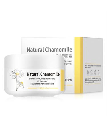 Calm Skin Chamomile Moisturizer Cream | Hydrating Face Lotion for Redness Relief | Ideal for Dry Oily Sensitive Skin | Anti-Wrinkle Formula - Buy Online on GoSupps.com