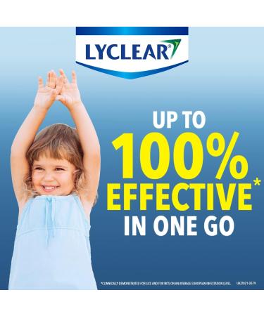 Lyclear Original Head Lice Treatment Shampoo 200ml + Nit Comb | Kills Lice & Nits in 15 Minutes - Buy Online on GoSupps.com