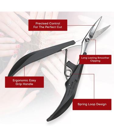 Seki Edge SS-205 Stainless Steel Nail Scissors - Precision Grooming Tool - Buy Online on GoSupps.com