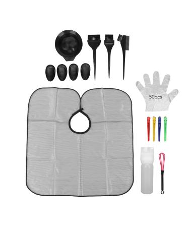 16 Pieces Hair Dye Coloring Kit Hair Coloring Tools Hair Tinting Bowl Hair Agitator Dye Brush Ear Cover Hairpin Hair Coloring Cape For Hair Coloring Hair Dye Tools