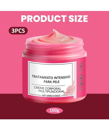 Licsaliwe Pregnancy Stretch Mark Cream - Belly Butter for Pregnancy Improve Skin's Appearance 100g Rose Scented Moisturizer for Daily Skin Care 3Pcs - Buy Online on GoSupps.com