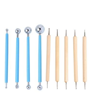 9pcs Nail Art Tools Nail Pens Dotting Tool Fashion for Hand Manicure Portable