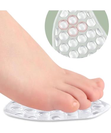 Forefoot Inserts - 6 Pairs Silicone Metatarsal Pads | Soft Cushioning with Massage Points for Comfort - Buy Online on GoSupps.com