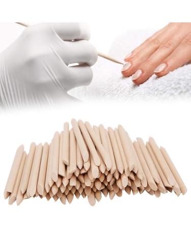 Cuticle Remover Lightweight And Portable Used To Clear Wood Nail Pusher Multifunctional Design for Home Beauty Salon 200 pieces - Buy Online on GoSupps.com