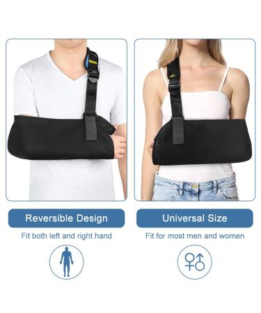 Health Gear Arm Sling - Breathable Mesh Shoulder Immobilizer for Adults | Support for Broken Arm Wrist & Elbow Injury (Left & Right Arm - Buy Online on GoSupps.com