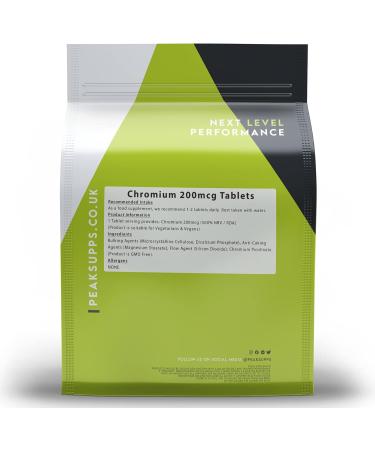 Chromium Picolinate 200mcg - 90 Vegan Tablets - Essential Mineral Supplement - Buy Online on GoSupps.com