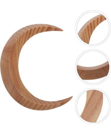 SHERCHPRY moon hair fork barrette hand carved moon hair fork for women Moon Hair Pin sailor moon accessories updo hair sticks vintage hair clips updo hair fork China wood Ladies French - Buy Online on GoSupps.com