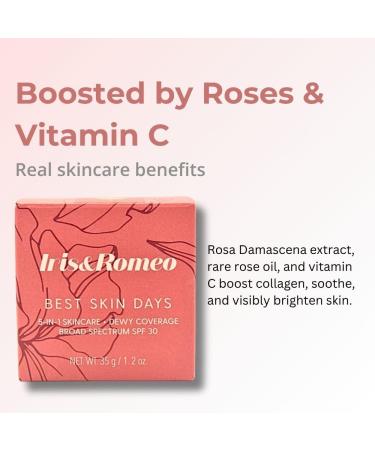 IRIS&ROMEO Best Skin Days SPF30 Whipped Tinted Moisturizer with Vitamin C + Hyaluronic Acid - Shade 2 - Buy Online on GoSupps.com