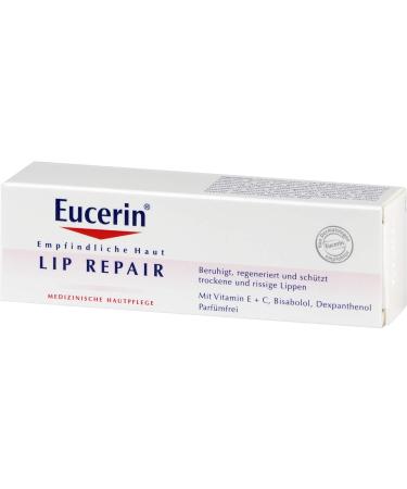 Eucerin pH5 Lip Repair Cream 10g - Intense Hydration & Soothing Relief for Dry Lips | Buy Internationally - Buy Online on GoSupps.com