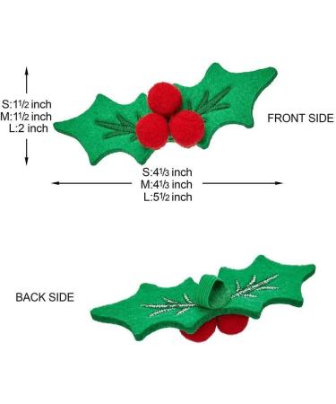 Blueberry Pet Holiday Christmas Festival Dog Collars with 10+ Designs - Small Holly Collar Covers - Buy Online on GoSupps.com