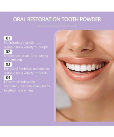 Purple Teeth Restoration Mineral Powder Tooth Powder Effective in Strengthening Teeth and Gums for Daily Use(1pcs) - Buy Online on GoSupps.com