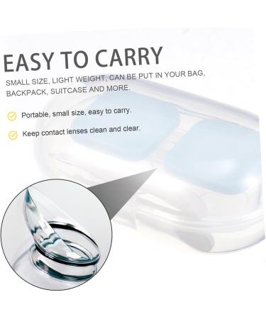 Partykindom 5-Sentence Push Glasses Case - Stylish Contact Lens Storage Box | Silicone Lens Container for Travel & Gifts - Buy Online on GoSupps.com