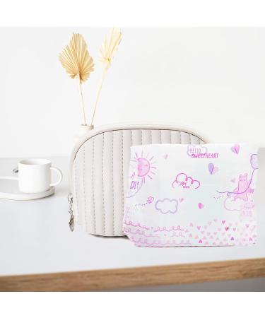 OWTING Period Bag: Sanitary Napkin & Tampon Organizer for Girls & Ladies - Portable Makeup Pouch (Blue) - Buy Online on GoSupps.com