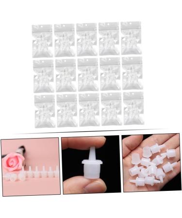 100pcs Glue Replacement Bottle Stoppers | Precision Plug White for Crafts & DIY | International Shipping Available - Buy Online on GoSupps.com