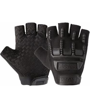 FANGIER Fingerless Tactical Gloves for Men - Lightweight Breathable Outdoor Sports Gloves for Shooting, Hunting, Motorcycling, Climbing - Black - Buy Online on GoSupps.com