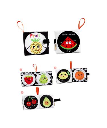 Ibasenice 2-Pack Fabric Book Game Set | Educational Toys for Toddlers | Baby Opposites Fabric Books | Soft Peach Skin | International Shipping Available - Buy Online on GoSupps.com