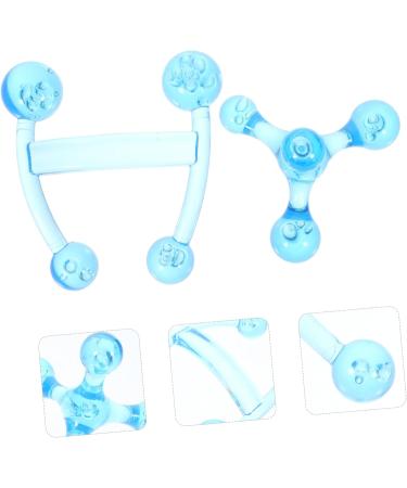 Minkissy 6pcs PVC Button Massager Tool for Neck and Shoulders - Blue | International Shipping Available - Buy Online on GoSupps.com