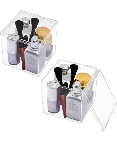 Clear Acrylic Display Boxes with Lid - 4.7x4.7x4.7 Inches for Candy, Jewelry, Coins & Crafts - Buy Online on GoSupps.com