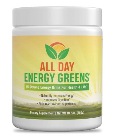 IVL - All Day Energy Greens - Supplement Powder Mix Drink Greens Powder Superfood - Super Greens Blend for Optimal Nutrition Energy & Digestion Green Juice Superfood Boost Original Flavor