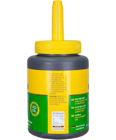 Effol RL24 Huf Oil - Dirt Repellent Hoof Care with Brush | Brilliant Shine | Lanolin & Laurel Oil | 2x 475ml Set for Horses - Buy Online on GoSupps.com