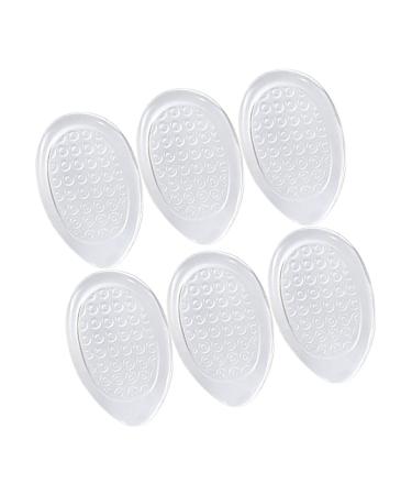 Didiseaon 3 Pairs Gel Heel Cushions High Heel Pad Plantar Cushion Heel Pads High Heels Half Size Pad