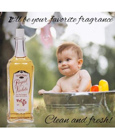 Agustin Reyes Royal Violets 5 Oz Eau De Cologne Glass Bottle | Agua De Colonia - Buy Online on GoSupps.com