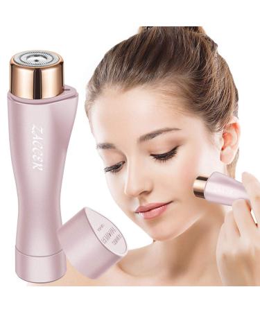 ZACCER Facial Hair Remover for Women - Painless Waterproof Shaver Razor with LED Light (Rose) - Buy Online on GoSupps.com