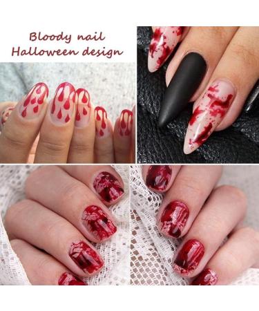 Manicure Snake Adhesive Decals Maple Leaf Nail Stickers Anime Skull Bone 3D Halloween Design Nail Art(F-799) - Buy Online on GoSupps.com