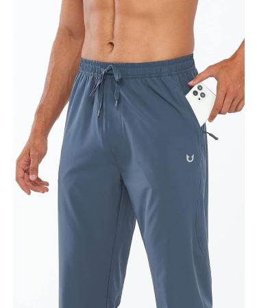 NORTHYARD Men's Athletic Running Joggers Sweatpants - Cool Grey | Lightweight Gym Pants for Workout, Jogging - Size Large - Buy Online on GoSupps.com