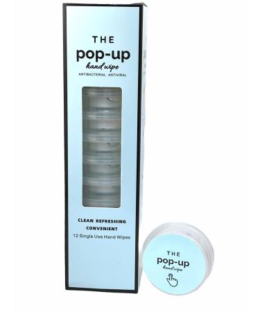 Desoma Care The Pop-Up Hand Wipe  Hand Wipes  Unscented  12 Single Use Wet Wipes Towelette  Convenient  Hand Wipes Travel Size