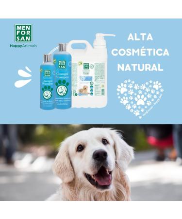 MENFORSAN Odour Eliminating Dog Shampoo - Removes Bad Odours Talc Infused 1L Best Pet Care for Fresh & Clean Coats - Buy Online on GoSupps.com