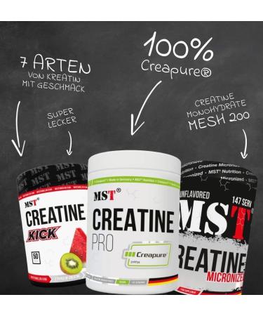 MST Creatine Monohydrate Micronized 500g - Unflavored High-Dose Powder | 147 Portions | Premium German Nutrition for Optimal Performance - Buy Online on GoSupps.com