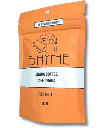 Coffee + Chaga Mushrooms | Best of The Best | Canadian Brand | 15 Cups Instant Mushroom Coffee | Premium Ingredients | Medium Roast Coffee w/Cashew Milk Powder | Serve Hot or Iced | A Great Gift - Buy Online on GoSupps.com