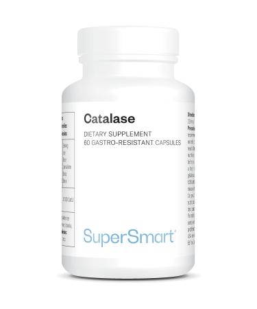 Catalase - Anti-Cheveux Blanc - Blanchiment Pr matur Poils - Anti- ge - Limite les Cheveux Blancs - Restauration Couleur Naturelle - Vegan - Sans Gluten - 60 g lules - SuperSmart