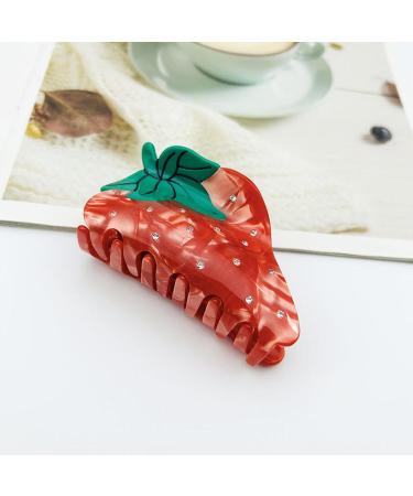 Watermelon Hair Gripper Claw & Diamond Strawberry Hairpins | Stylish Accessories for Travel Weddings & More - Buy Online on GoSupps.com