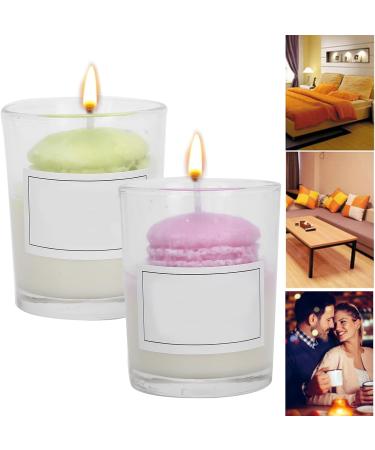 Cute Portable Aromatherapy Candle in Glass Cup - Scented Gift for Women & Men | Home Decor Essential (Green - Buy Online on GoSupps.com